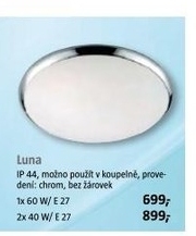 elektrické svítidlo Luna