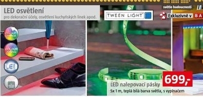 LED nalepovací pásky 5x1m