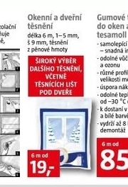 okenní a dveřní těsnění