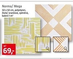 stropní styroporové desky MEGA