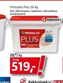 malířský nátěr PRIMALEX Plus 
