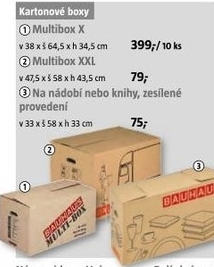 kartonový Multibox X