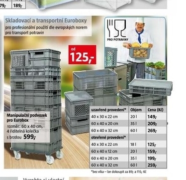 skladovací atransportní Eurobox