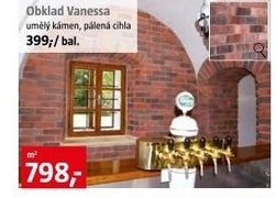 obklad Vanessa pálená cihla