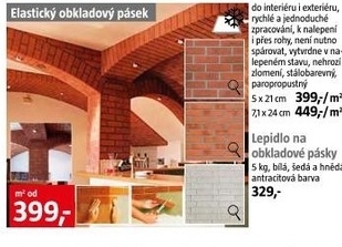 elastický obkladový pásek 
