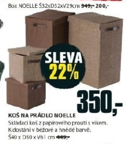 Noelle, koš na prádlo