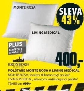 Monte Rosa/Living Medical, polštář