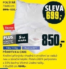 Care, přikrývka