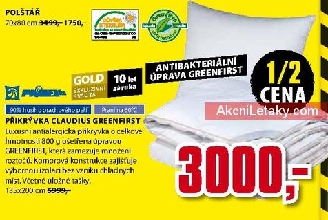 Claudius Greenfirst, přikrývka