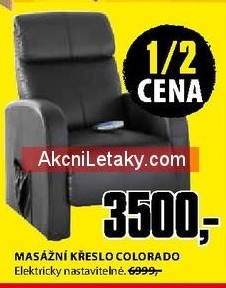 Colorado, masážní křeslo