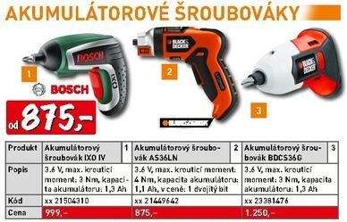 aku šroubovák BLACK DECKER AS36LN