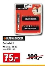 BLACK DECKER sada bitů