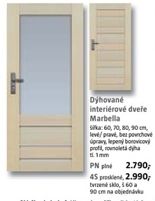 Marbella dýhované iterierové dveře
