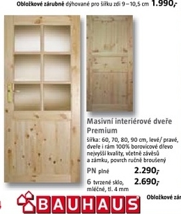 Premium iterierové dveře z masivu 