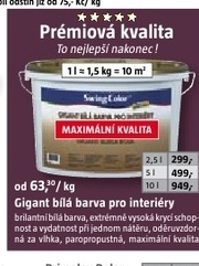 barva bílá Gigant 