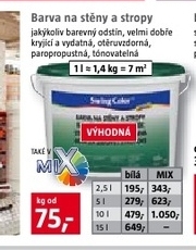 barva na stěny a stropy