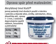 akrylátový malířský tmel Kutil