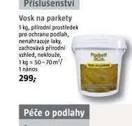 přírodní vosk na parkety