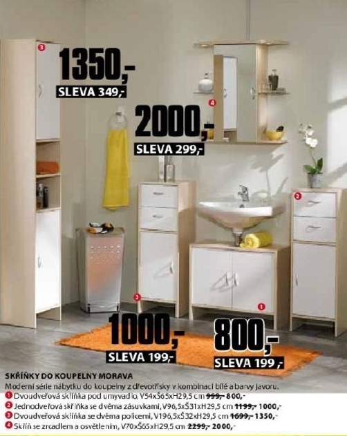 Morava, skříňka do koupelny