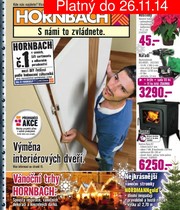 akční leták Hornbach 1.11.2014-26.11.2014