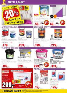 akční leták bauMax 7.11.2014-20.11.2014