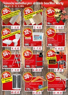 akční leták bauMax 21.11.2014-4.12.2014