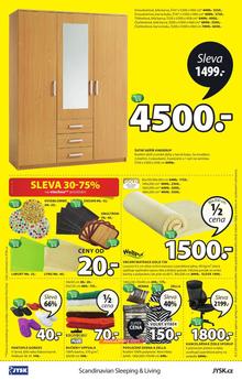 akční leták Jysk 8.1.2015-21.1.2015