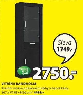 Bandholm, vitrína
