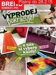 akční leták Breno koberce 4.2.2015-28.2.2015