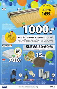 akční leták Jysk 30.4.2015-13.5.2015