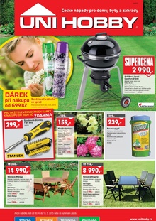 akční leták UNI HOBBY 30.4.2015-13.5.2015