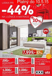 akční leták XXXLutz 28.4.2015-10.5.2015