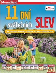 akční leták Mountfield 30.4.2015-10.5.2015