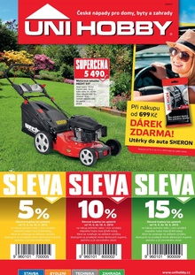 akční leták UNI HOBBY 14.5.2015-27.5.2015