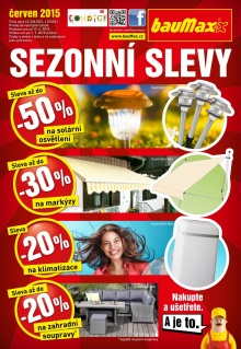 akční leták bauMax 19.6.2015-1.7.2015