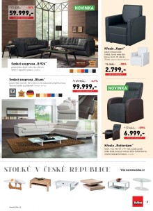 akční leták Kika nábytek 9.11.2015-22.11.2015