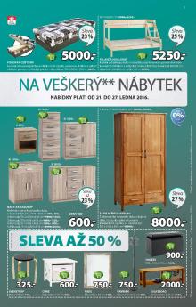 akční leták Jysk 21.1.2016-3.2.2016
