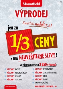 akční leták Mountfield 1.2.2016-7.2.2016
