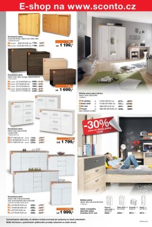 akční leták Sconto nábytek 10.2.2016-23.2.2016
