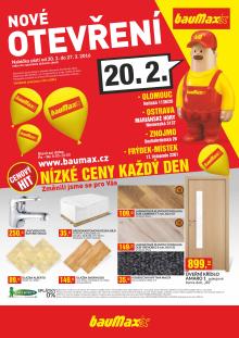 akční leták bauMax 20.2.2016-27.3.2016