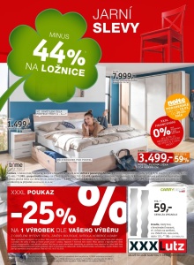 akční leták XXXLutz 14.3.2016-27.3.2016