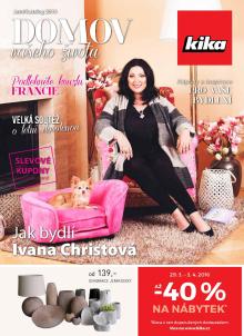 akční leták Kika nábytek 29.3.2016-30.6.2016
