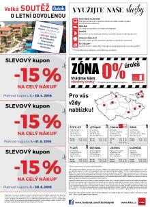 akční leták Kika nábytek 29.3.2016-30.6.2016