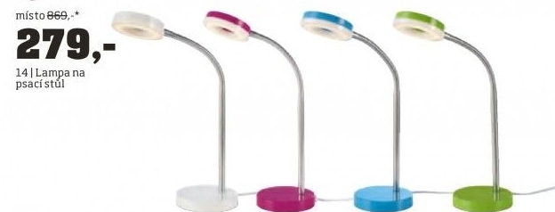 Lampa na psací stůl Alicia