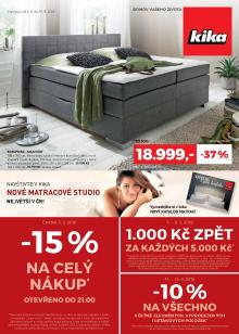 akční leták Kika nábytek 2.5.2016-15.5.2016