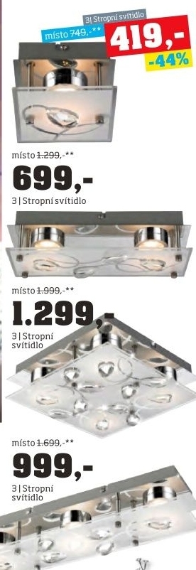Stropní lampa Alexa