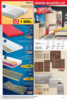 akční leták Sconto nábytek 11.5.2016-31.5.2016