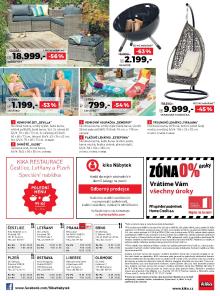 akční leták Kika nábytek 4.7.2016-17.7.2016