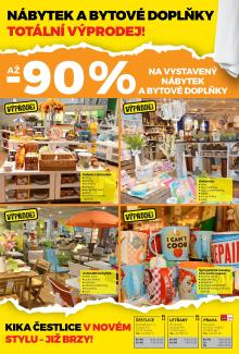 akční leták Kika nábytek 1.8.2016-11.9.2016
