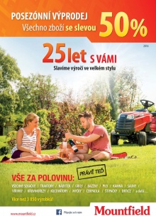 akční leták Mountfield 8.8.2016-7.9.2016